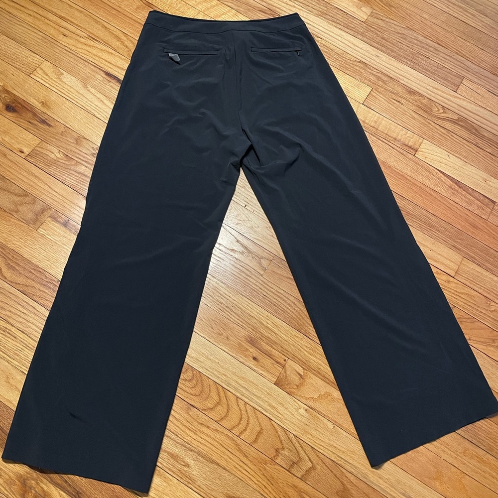 NWOT Athleta Loungewear Trouser casual dressy straight active work blck pants 10